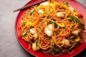 Schezwan Noodles (Chicken)