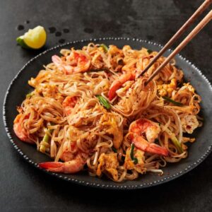 Schezwan Noodles (Shrimp)