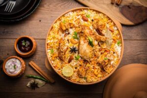 Hyderabad Dum Biryani ( Boneless Chicken )