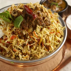 Gongura Kodi Biriyani (Boneless Chicken)