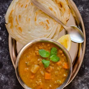 Malabar Parotta with Gravy